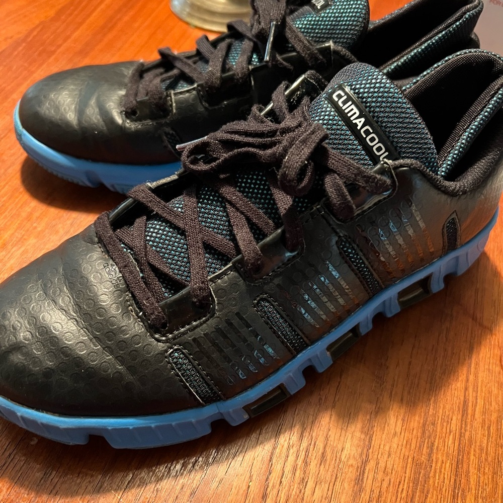 Adidas Climacool 6.5 blue and black sneakers shoes